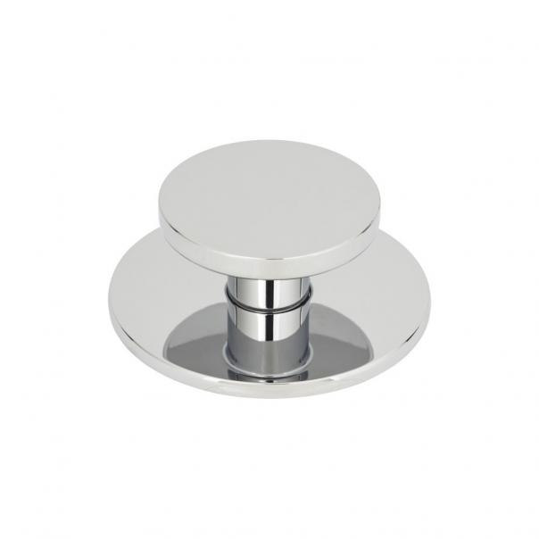 polished chrome knob