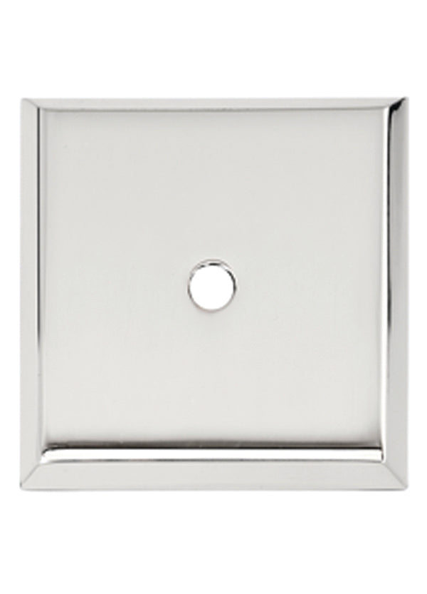 polished chrome backplate