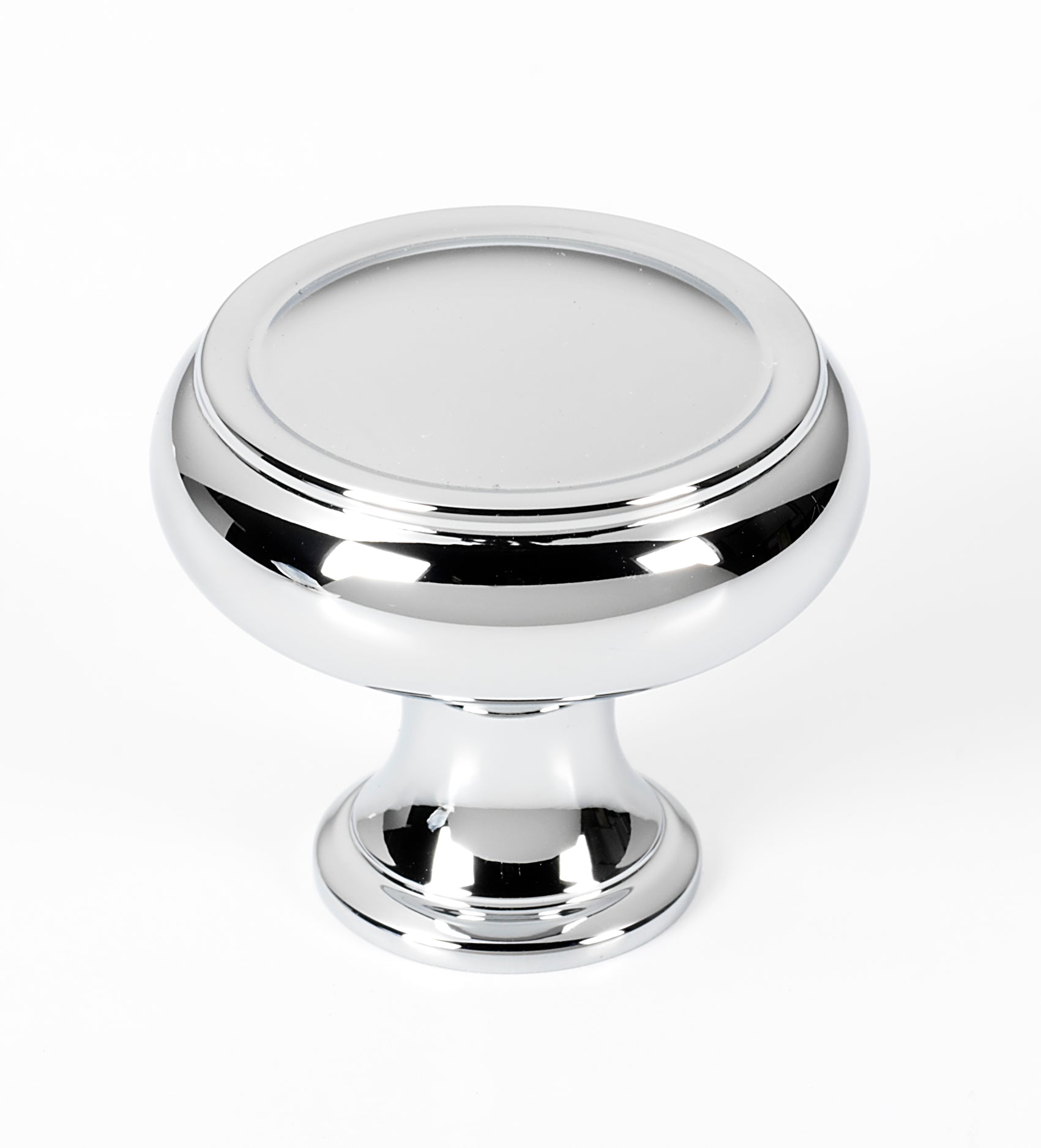 polished chrome knob