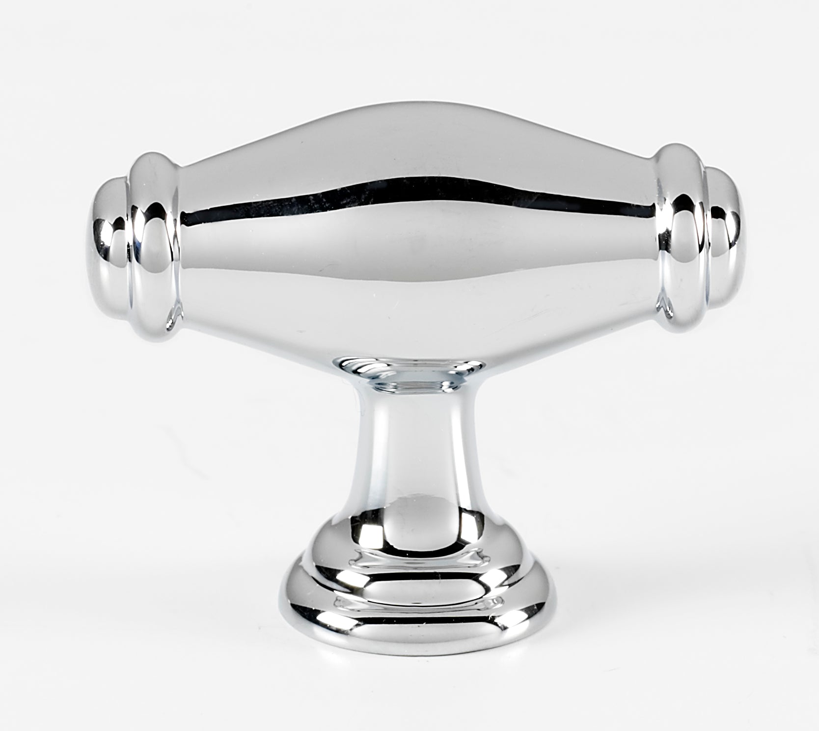 polished chrome knob
