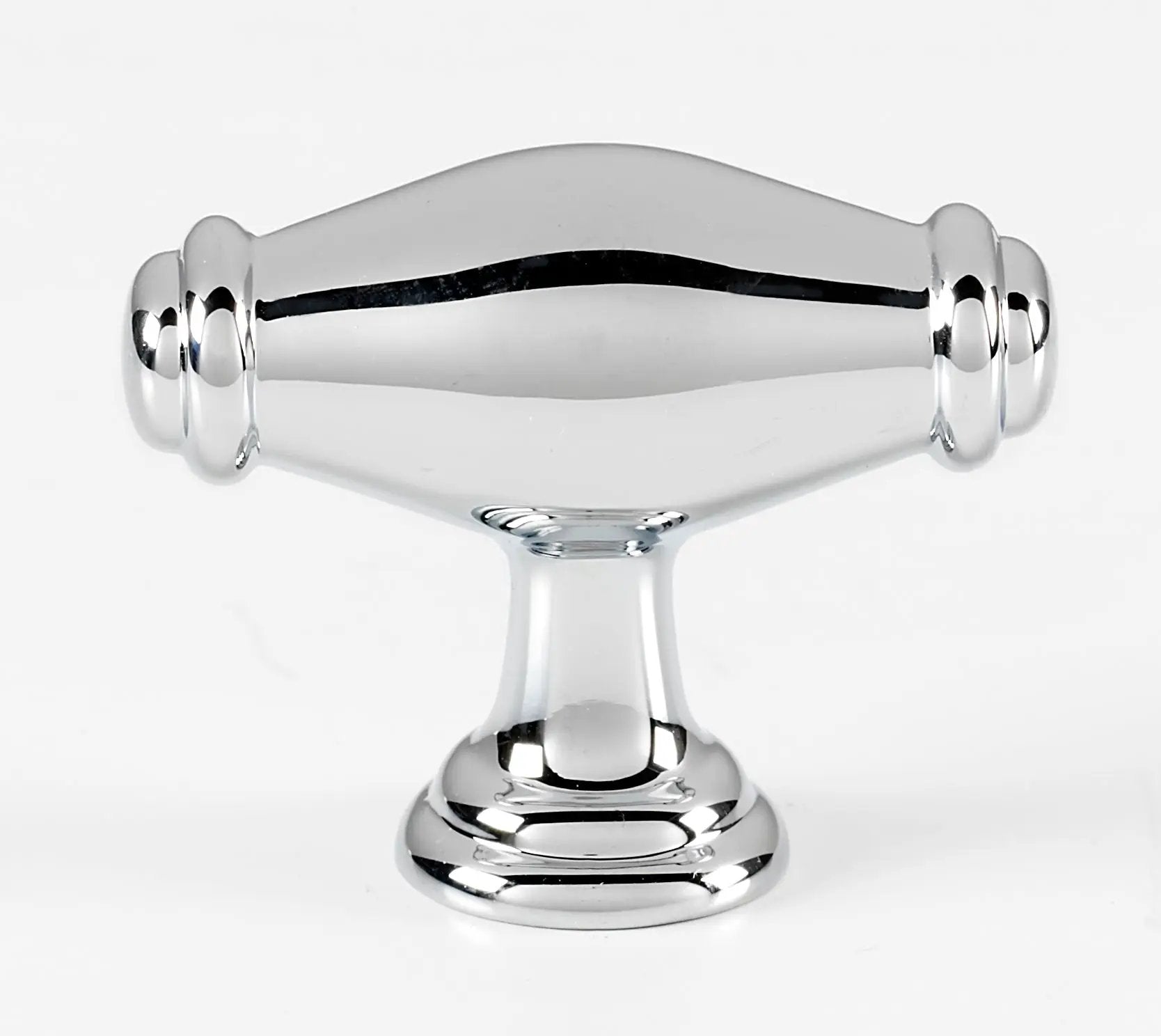 polished chrome knob