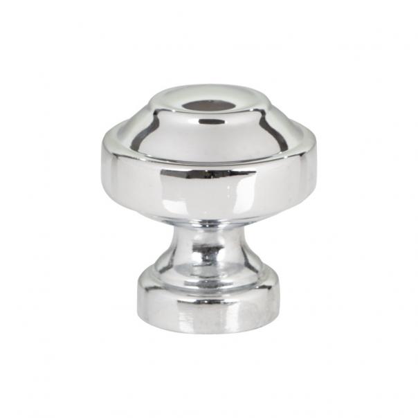 polished chrome knob