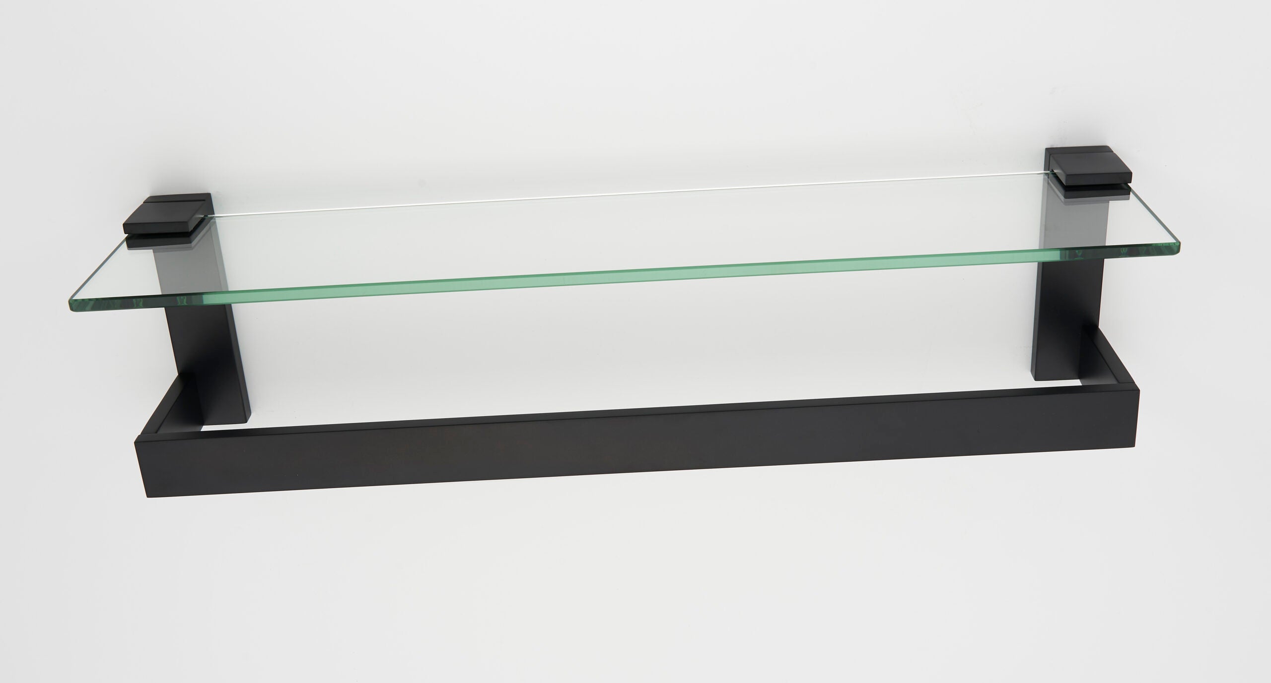 Alno Linear 24" Glass Shelf with Towel Bar
