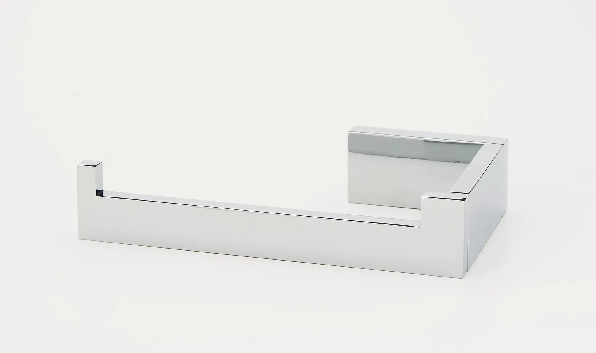 polished chrome tissue holder