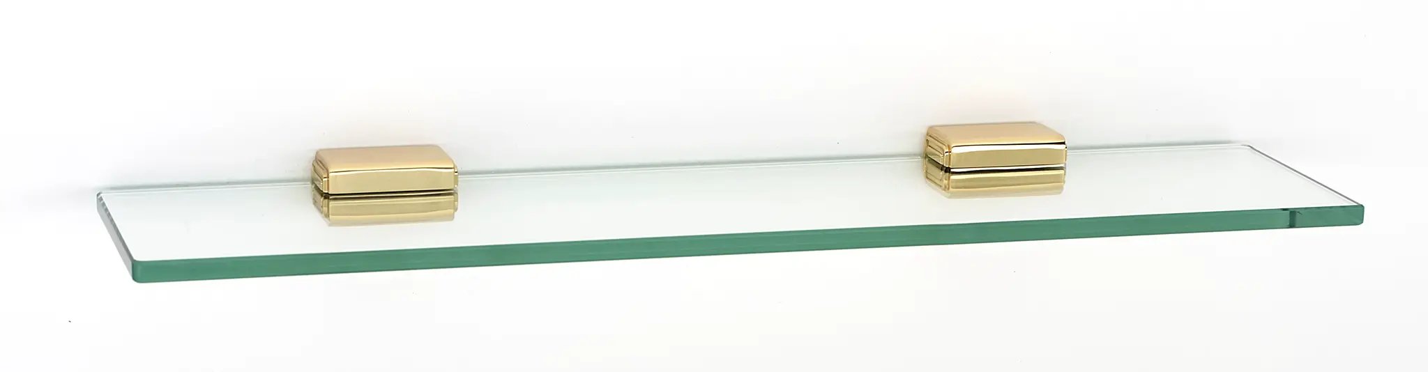 Alno Cube Bath 18" Glass Shelf w/Brackets by Alno