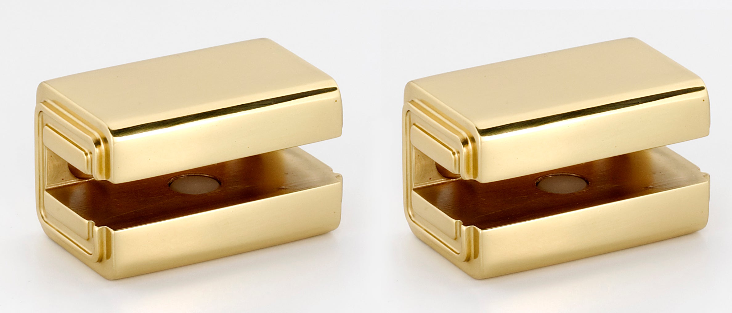 Alno Cube Bath Glass Shelf Brackets Only