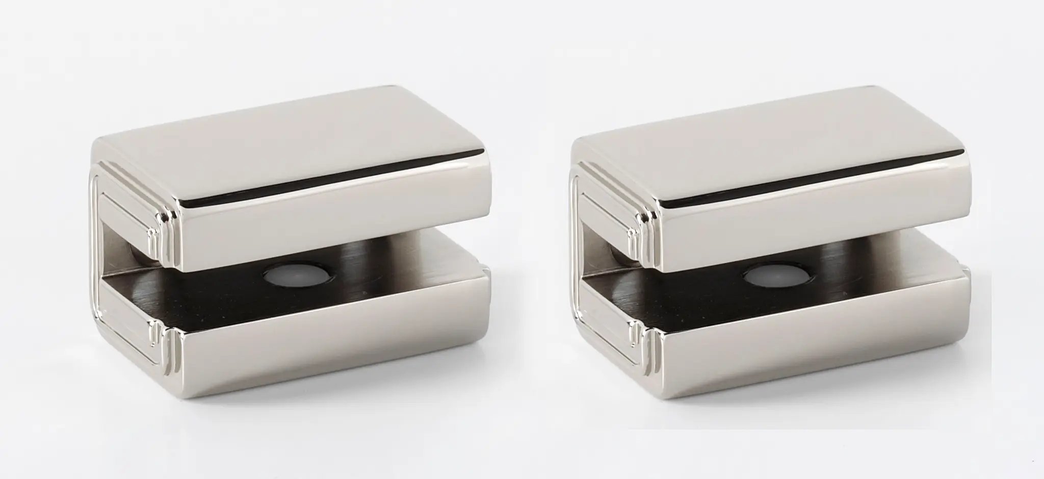 Alno Cube Bath Glass Shelf Brackets Only by Alno