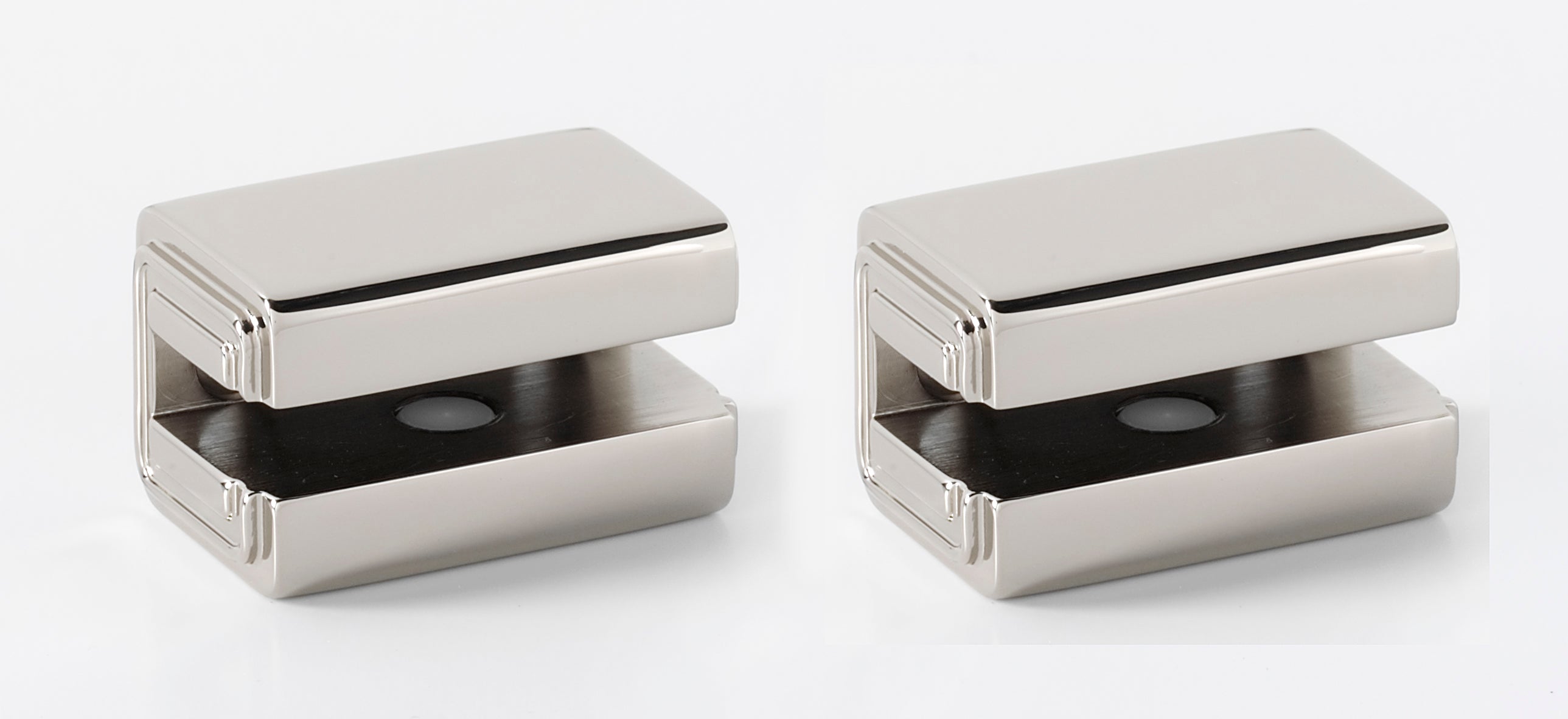 Alno Cube Bath Glass Shelf Brackets Only