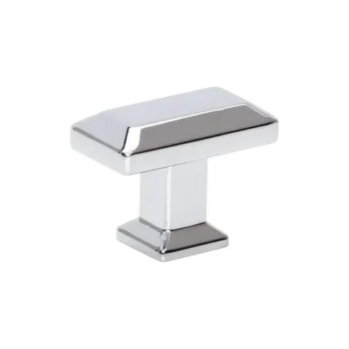 polished chrome knob