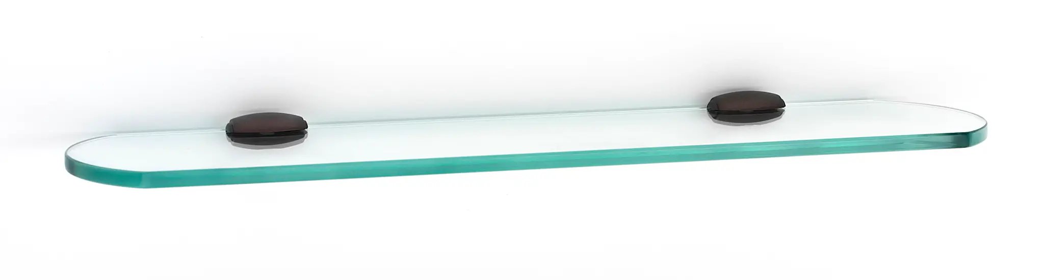 Alno Royale Bath 18" Glass Shelf w/Brackets by Alno