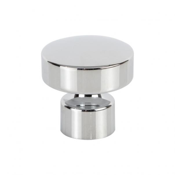 polished chrome knob