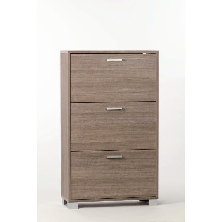 Nameeks Shoe Rack Collection 27-3/5" 18 Pair Shoe Rack with Double-Depth Doors