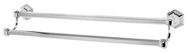 polished chrome towel bar