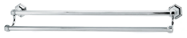 polished chrome towel bar