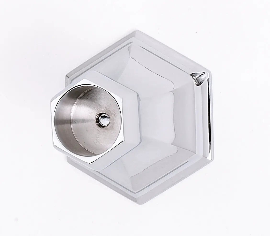 polished chrome shower rod brackets