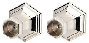 Alno Nicole Bath Shower Rod Brackets Only by Alno