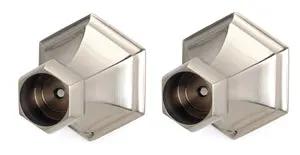 Alno Nicole Bath Shower Rod Brackets Only by Alno