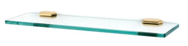Alno Nicole Bath 18" Glass Shelf w/Brackets by Alno