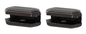 Alno Nicole Bath Glass Shelf Brackets Only by Alno