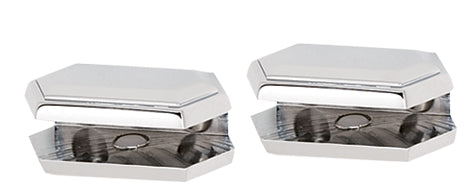 Alno Nicole Bath Glass Shelf Brackets Only