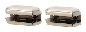 Alno Nicole Bath Glass Shelf Brackets Only by Alno