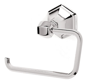 polished chrome tissue holder