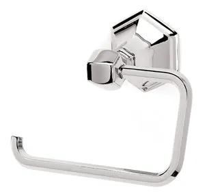 polished chrome tissue holder