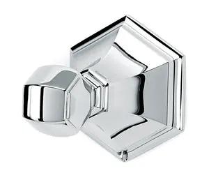 polished chrome robe hook