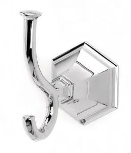 polished chrome robe hook