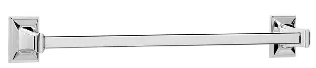 polished chrome towel bar