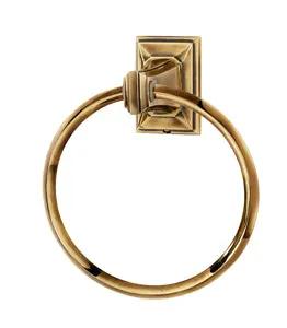 Alno Geometric Bath Towel Ring by Alno