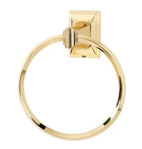 Alno Geometric Bath Towel Ring by Alno