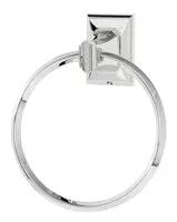 polished chrome towel ring
