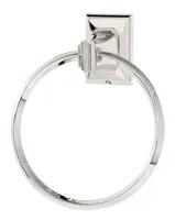 Alno Geometric Bath Towel Ring by Alno