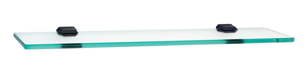 Alno Geometric Bath 24" Glass Shelf w/Brackets