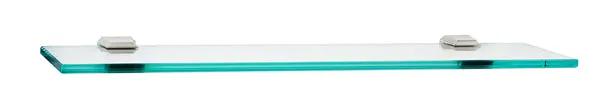 Alno Geometric Bath 24" Glass Shelf w/Brackets by Alno
