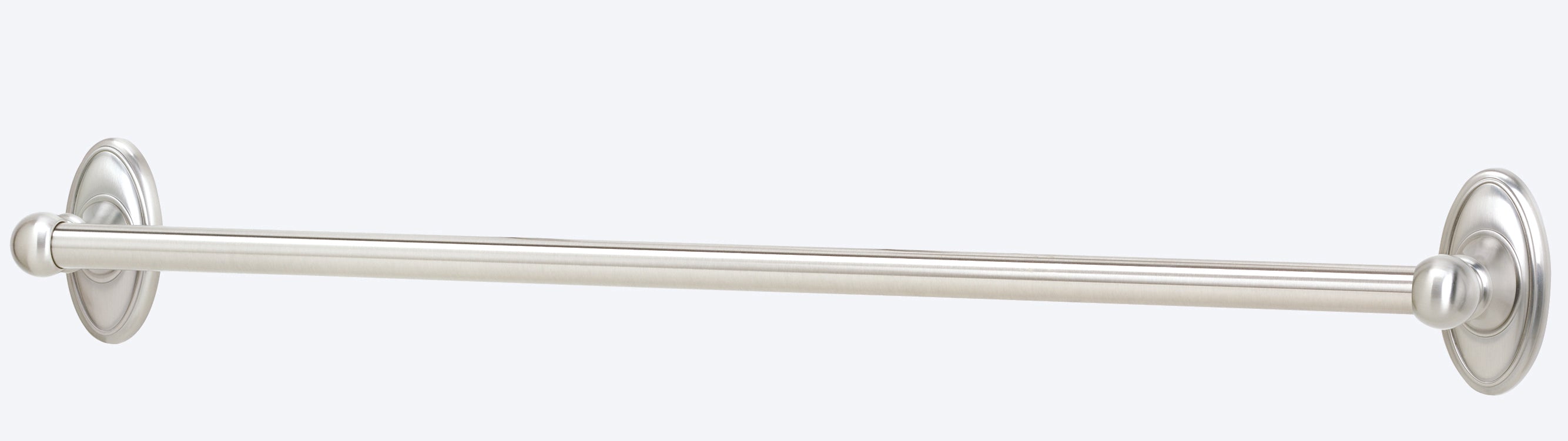 polished chrome towel bar