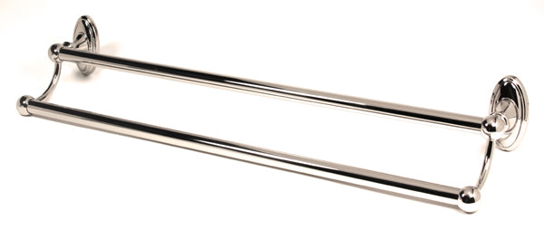 polished chrome towel bar