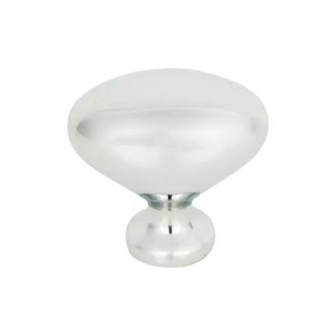 polished chrome knob