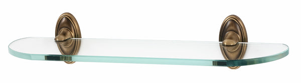 Alno Classic Traditional Bath 18" Glass Shelf w/Brackets
