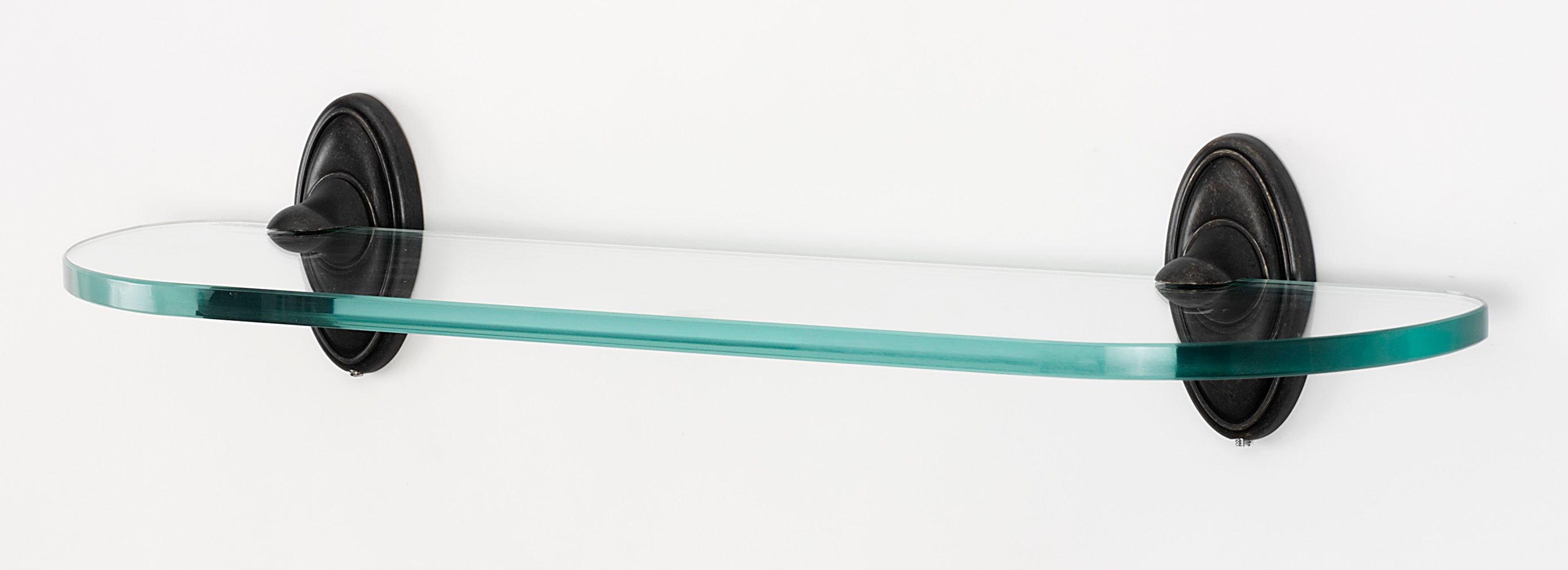 Alno Classic Traditional Bath 18" Glass Shelf w/Brackets