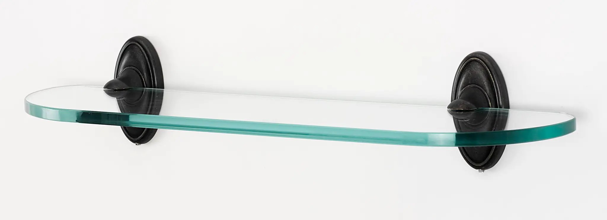 Alno Classic Traditional Bath 18" Glass Shelf w/Brackets by Alno
