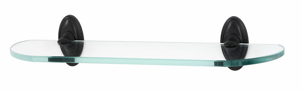 Alno Classic Traditional Bath 18" Glass Shelf w/Brackets