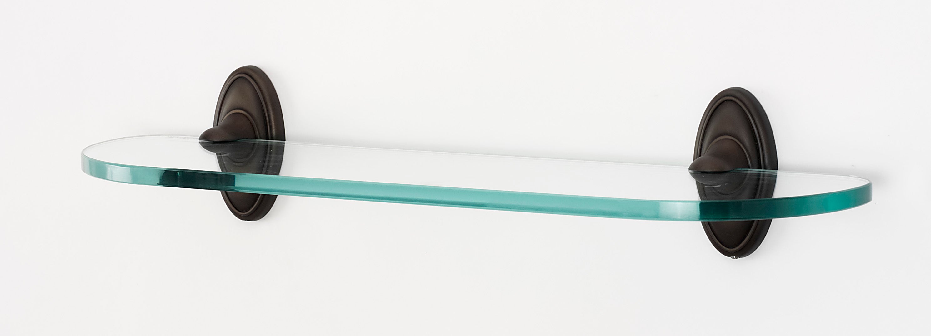 Alno Classic Traditional Bath 18" Glass Shelf w/Brackets