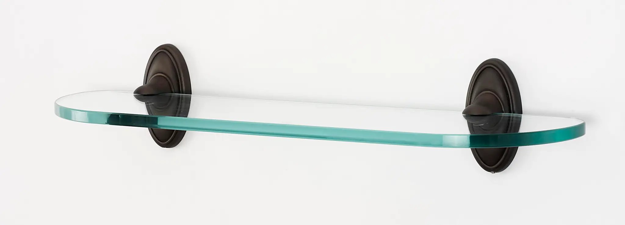 Alno Classic Traditional Bath 18" Glass Shelf w/Brackets by Alno