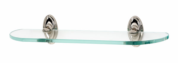 Alno Classic Traditional Bath 18" Glass Shelf w/Brackets