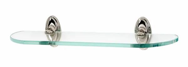 Alno Classic Traditional Bath 18" Glass Shelf w/Brackets by Alno