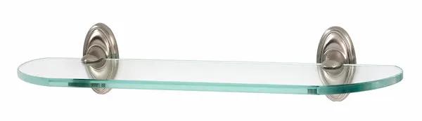 Alno Classic Traditional Bath 18" Glass Shelf w/Brackets by Alno