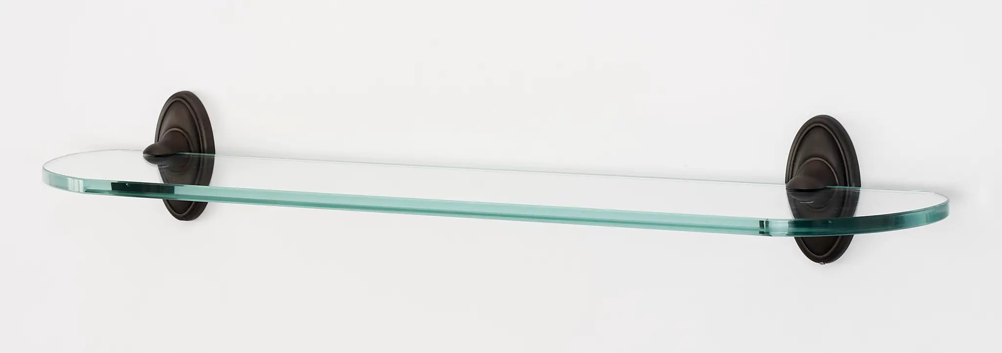 Alno Classic Traditional Bath 24" Glass Shelf w/Brackets by Alno