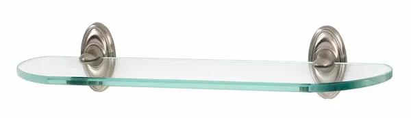 Alno Classic Traditional Bath 24" Glass Shelf w/Brackets by Alno
